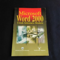 Microsoft Word 2000 untuk Sekretaris Modern