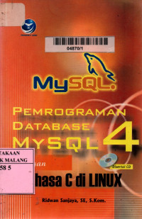 MySQL Pemrograman Database MySQL 4 dengan Bahasa C di Linux